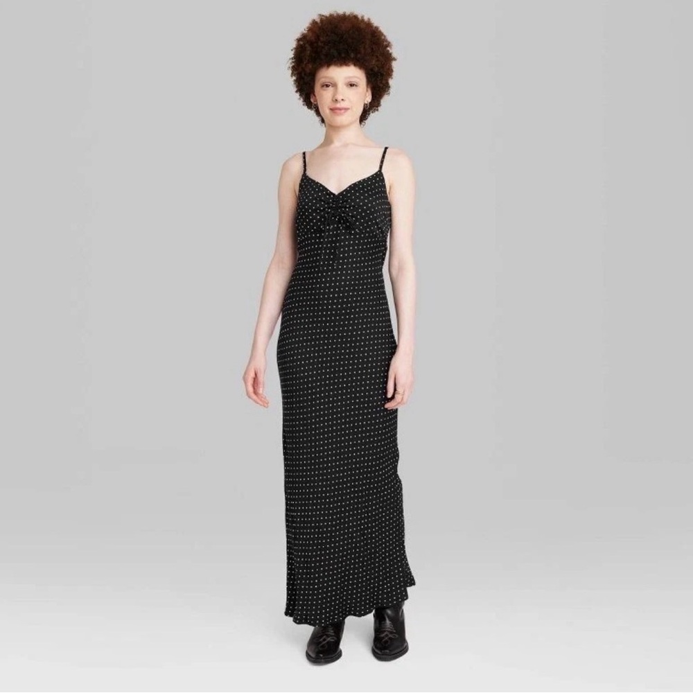 Wild Fable Black and White Maxi Dress